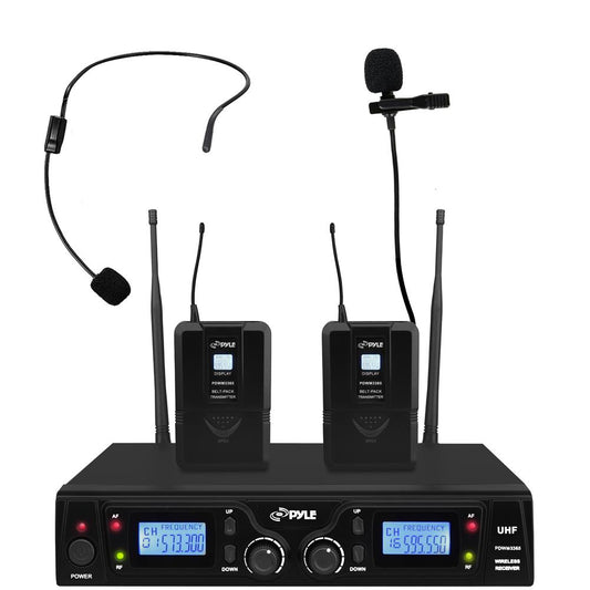 product image number 1 for Pyle Uhf Wireless Microphone System Kit