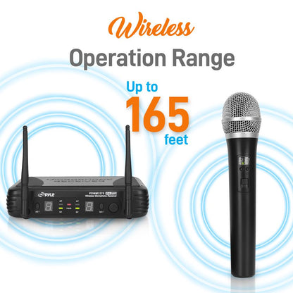Uhf Wireless Microphone System Kit