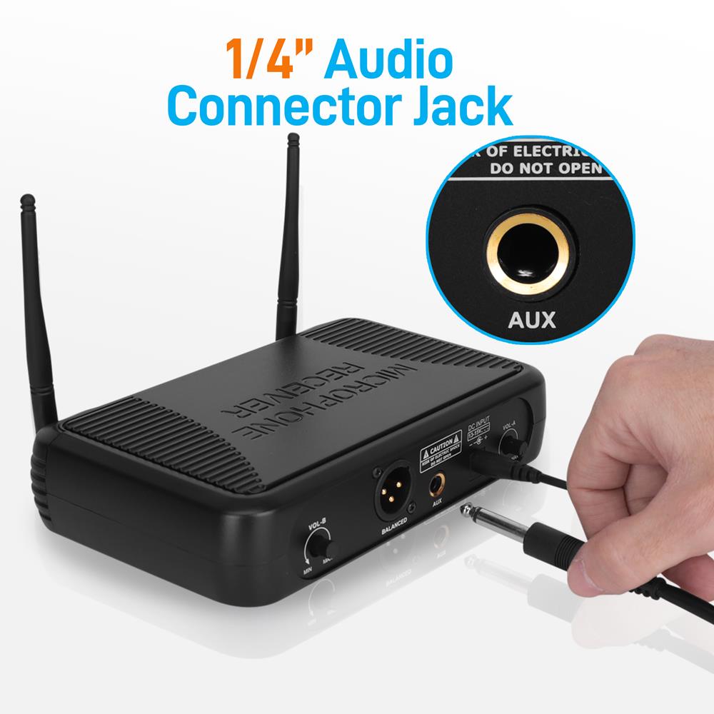 Uhf Wireless Microphone System Kit – Pyle USA