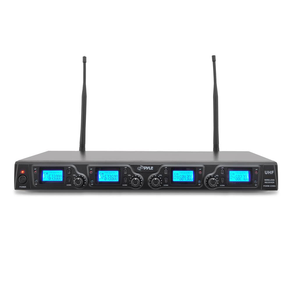 product image number 2 for Pyle 4-Ch. Uhf Wireless Microphone System Kit