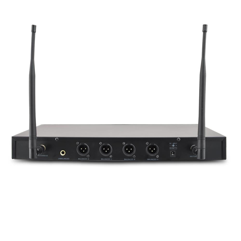 product image number 3 for Pyle 4-Ch. Uhf Wireless Microphone System Kit