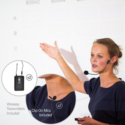 product image number 6 for Pyle 4-Ch. Uhf Wireless Microphone System Kit