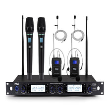 4-Channel Wireless Microphone System