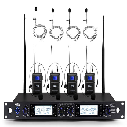 4-Channel Wireless Microphone System