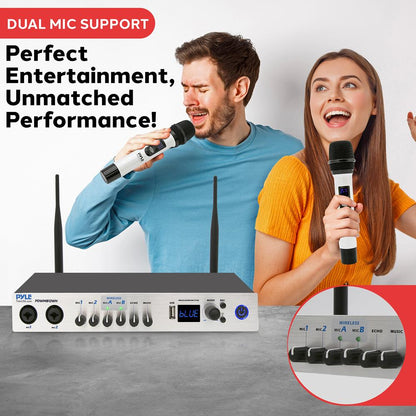 Portable Karaoke Microphone Mixer System