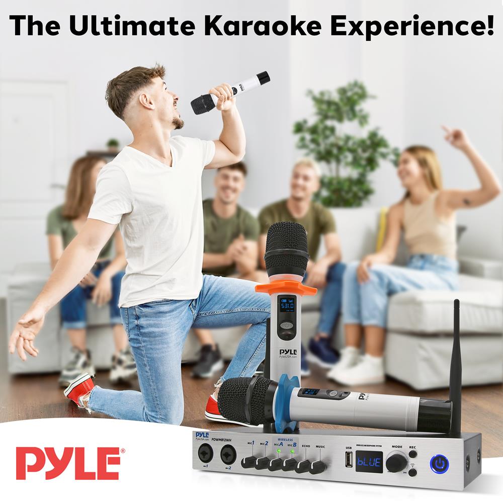Portable Karaoke Microphone Mixer System - Thumbnail 4