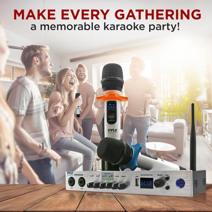 Portable Karaoke Microphone Mixer System