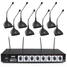 8-Channel Wireless Mic System - Extended Range, Condenser Mics, Rack Mount