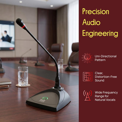 8-Channel Wireless Mic System - Extended Range, Condenser Mics, Rack Mount