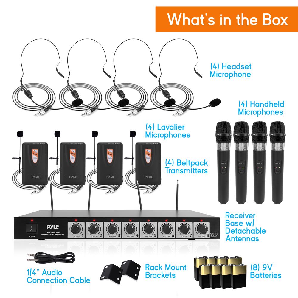 Pyle Wireless Microphone System - Thumbnail 3