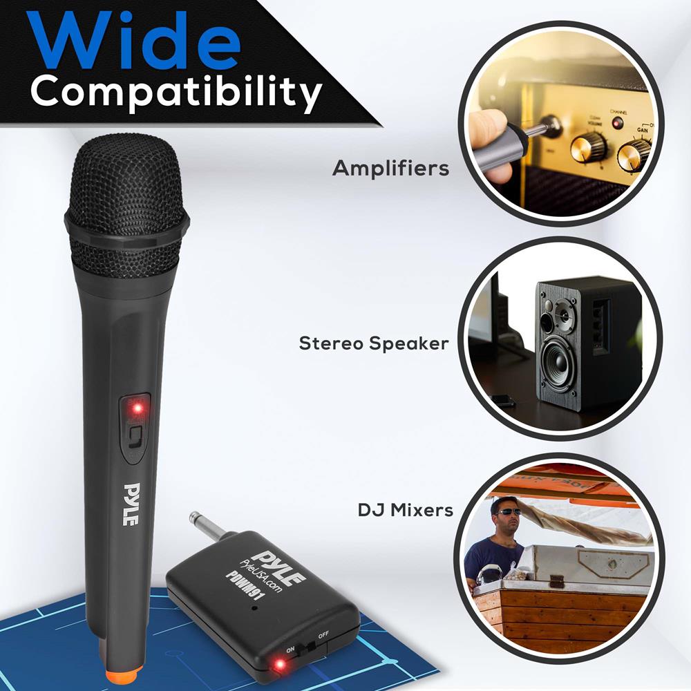 Portable Wireless Microphone System - Crisp Audio, Battery