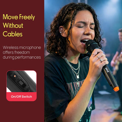 Portable Wireless Microphone System - Crisp Audio, Battery Operated