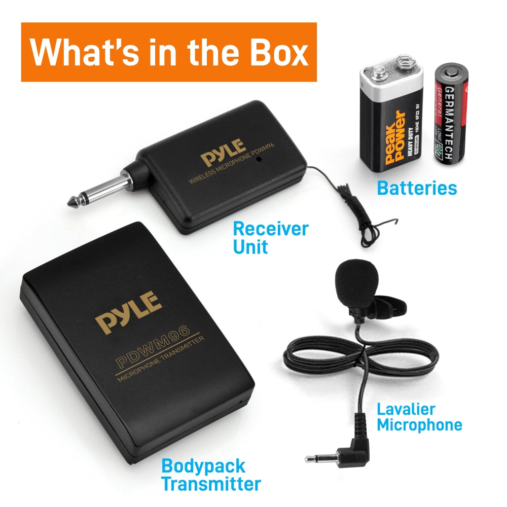 product image number 7 for Pyle Wireless Lavalier Microphone System