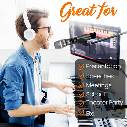 product image number 6 for Pyle Uhf Wireless Microphone System