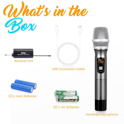product image number 7 for Pyle Uhf Wireless Microphone System