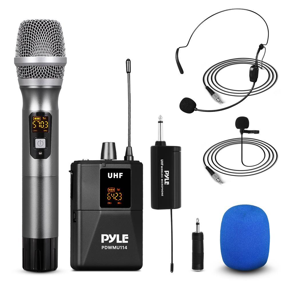 product image number 1 for Pyle Universal Uhf Wireless Microphone