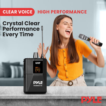 product image number 2 for Pyle Universal Uhf Wireless Microphone