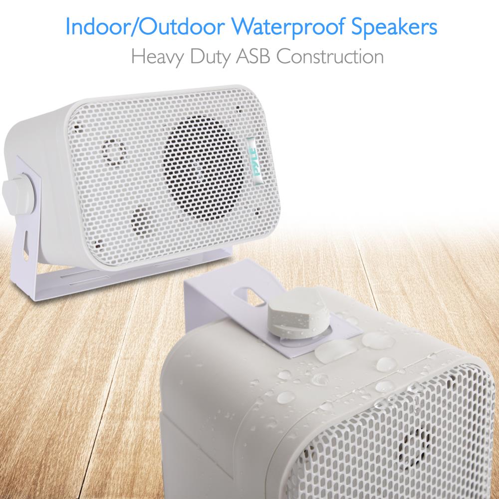 3.5'' Indoor/Outdoor Wall Mount Speakers - Thumbnail 4