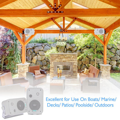 product image number 6 for Pyle 3.5'' Indoor/Outdoor Wall Mount Speakers