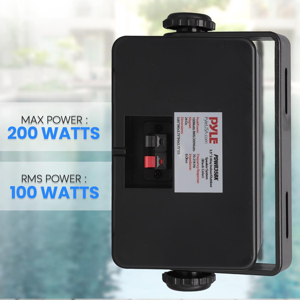 product image number 6 for Pyle 2-Way Indoor/Outdoor Speaker System