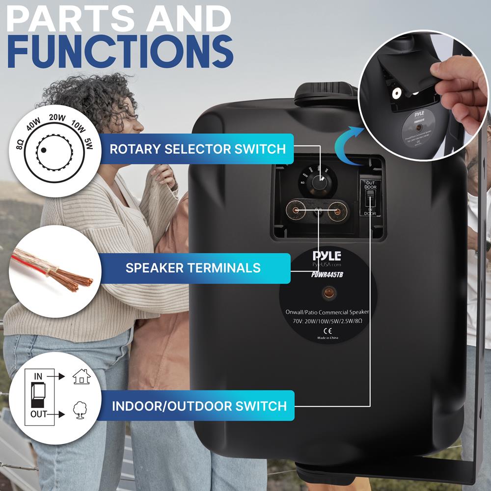 On Wall/Patio Commercial Speaker - Thumbnail 4