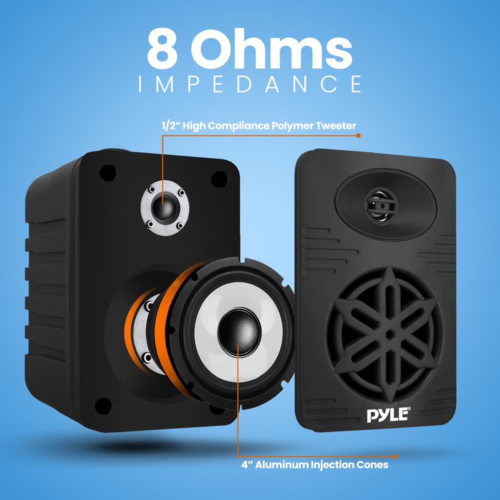 product image number 5 for Pyle 2-Way Indoor/Outdoor Speaker System