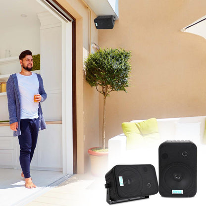 2-Way Speaker System 500W Waterproof Aluminum Woofer