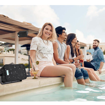 2-Way Speaker System 500W Waterproof Aluminum Woofer