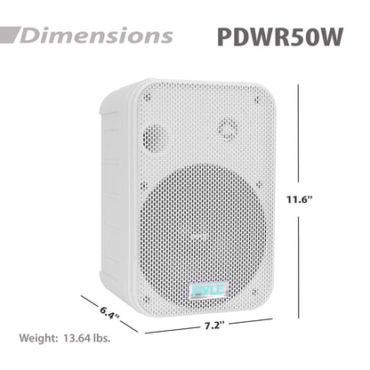 6.5" Indoor/Outdoor Wall Mount Speakers