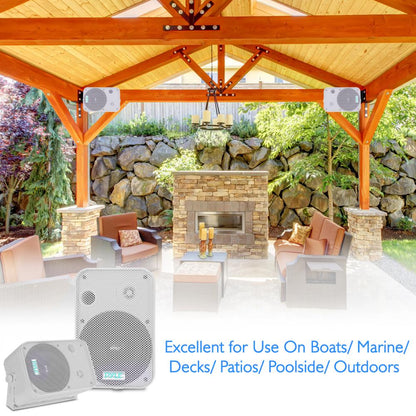 6.5" Indoor/Outdoor Wall Mount Speakers