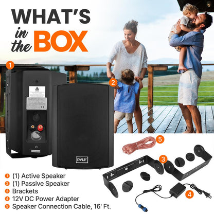 5.25" Indoor/Outdoor Wall Mount Speakers