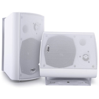 Wall Mount Speaker System - Wireless Bluetooth, 300W, White