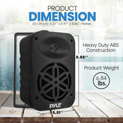 product image number 3 for Pyle 2-Way Indoor/Outdoor Speaker System