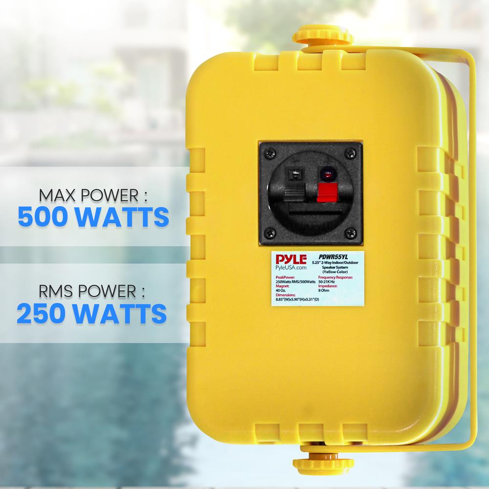 product image number 6 for Pyle 2-Way Indoor/Outdoor Speaker System