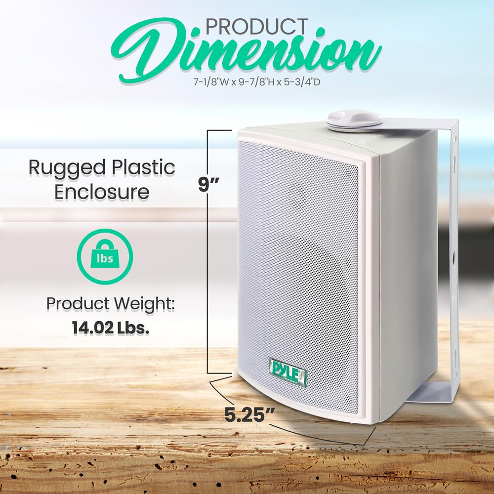 5.25" Indoor/Outdoor Wall Mount Speakers - Thumbnail 3