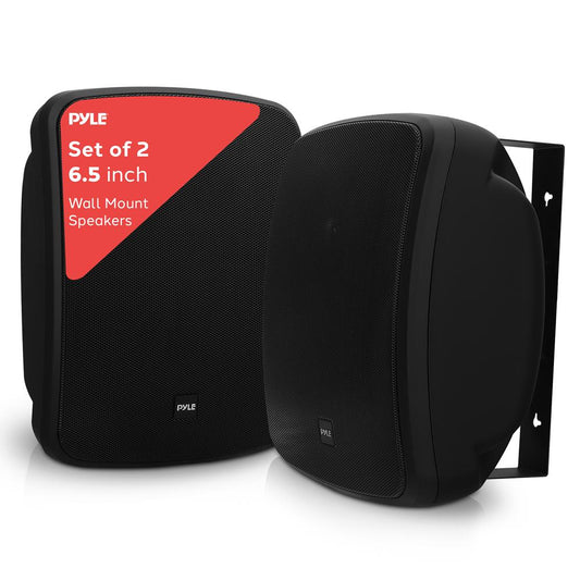 Outdoor Waterproof Bluetooth Speakers - Deep Bass, 6.5" Pair, Weatherproof