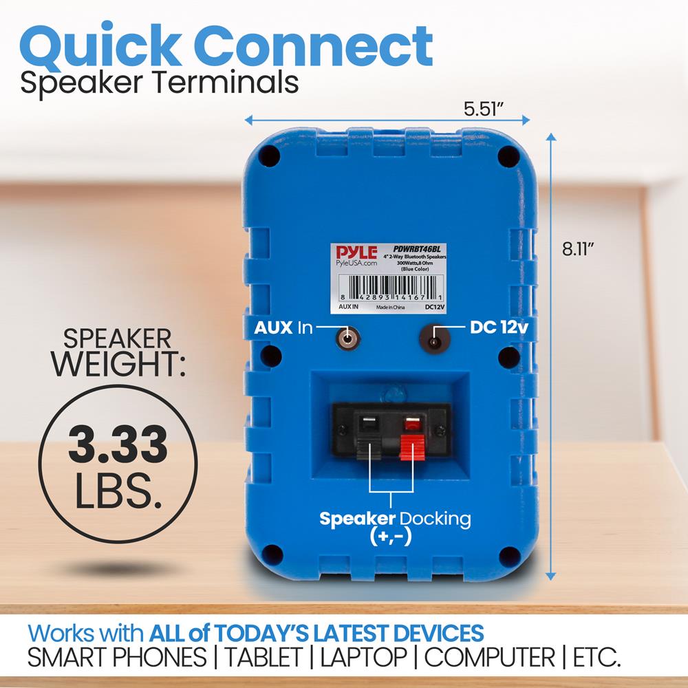 product image number 6 for Pyle Wireless Bt Streaming Speaker System