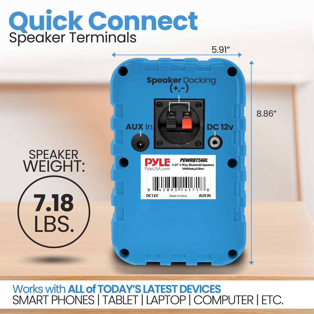 product image number 6 for Pyle Wireless Bt Streaming Speaker System