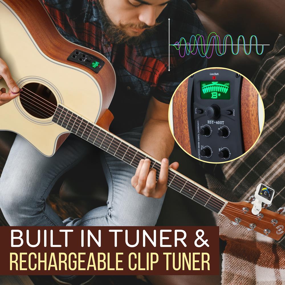 product image number 4 for Pyle Electric Acoustic Guitar Kit