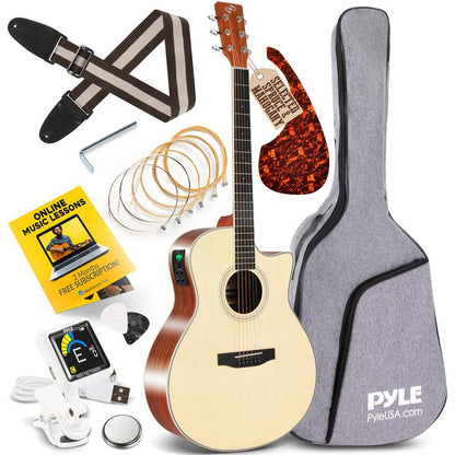 product image number 1 for Pyle Electric Acoustic Guitar Kit