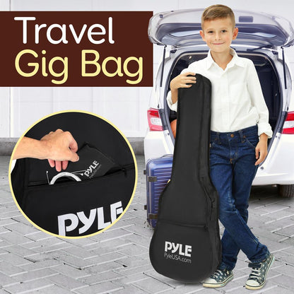 34" Electric Acoustic Guitar, Enhanced Sound, Spruce Plywood, Natural Finish