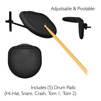 product image number 5 for Pyle Electric Thunder Drum Kit With Mp3 Recor