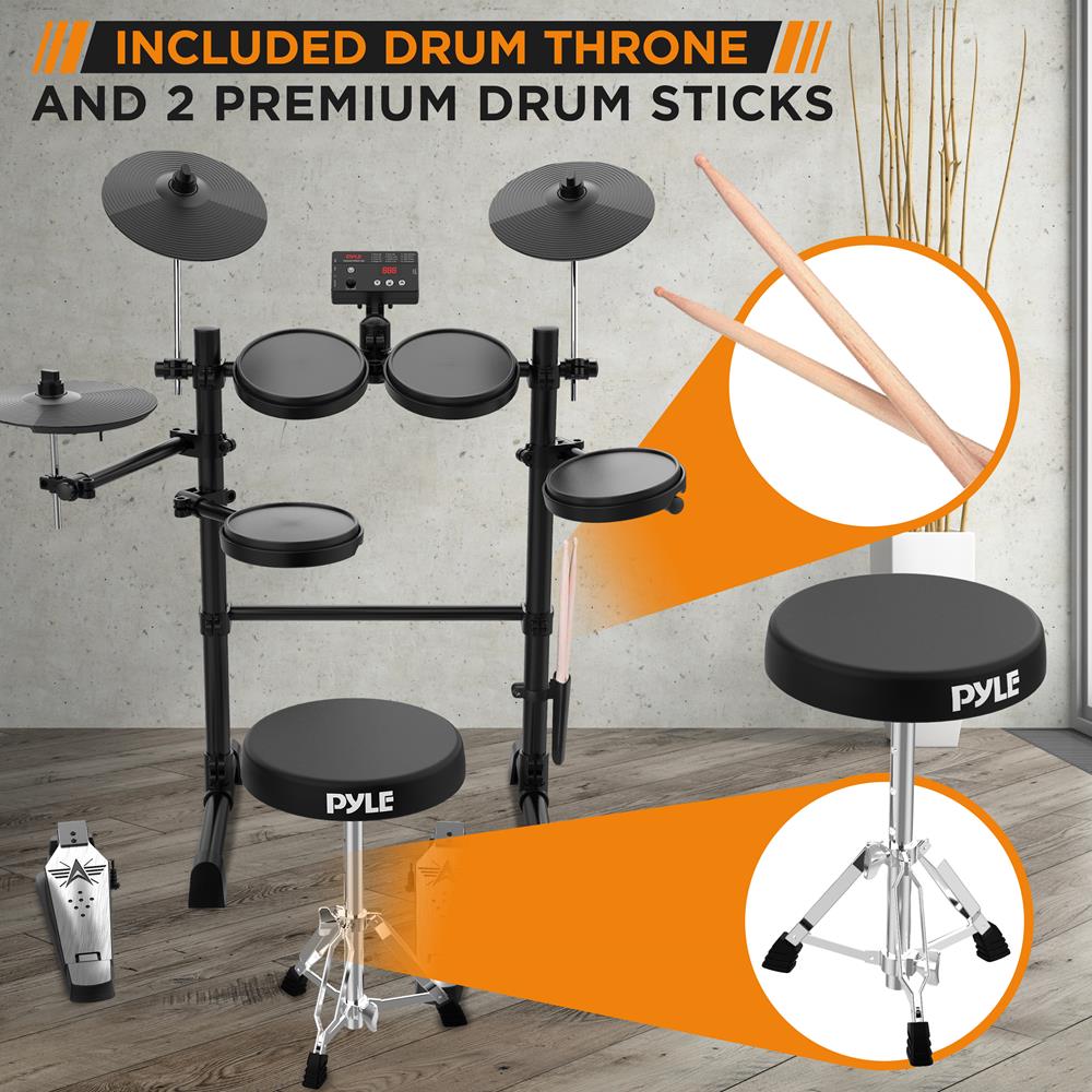 product image number 6 for Pyle Electronic Drum Kit