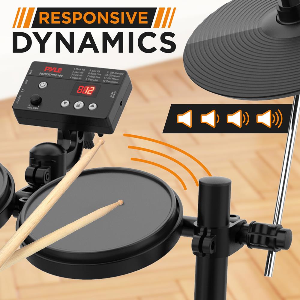 product image number 7 for Pyle Electronic Drum Kit