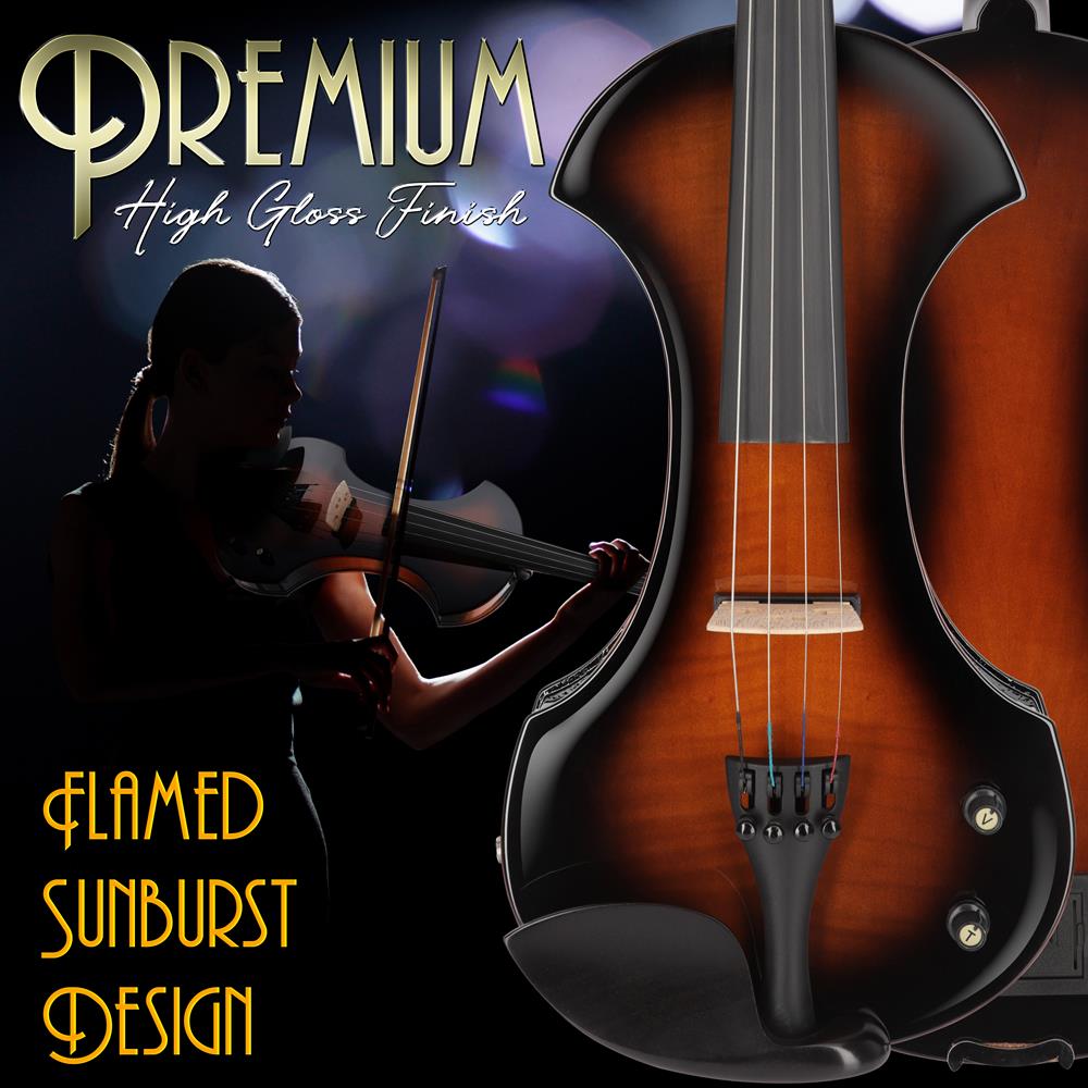 product image number 7 for Pyle Electric Plywood Violin