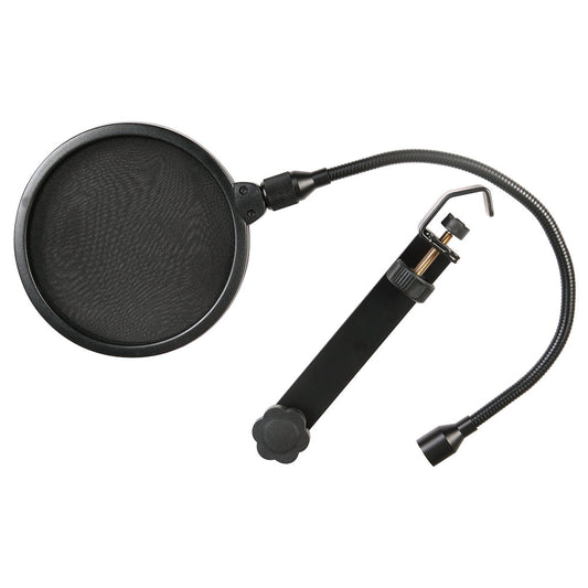 product image number 1 for Pyle 6'' Clamp-On Mic Pop Filter