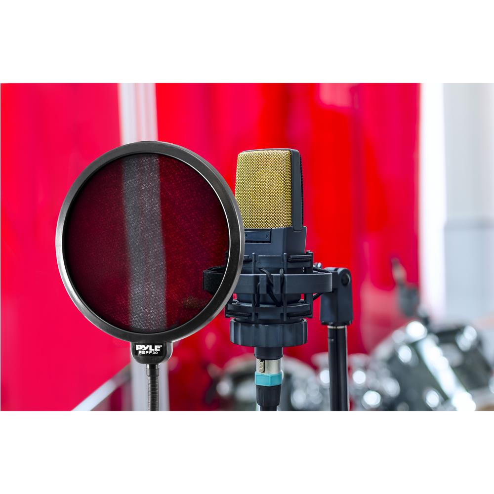 Microphone Condensateur Professionnel Studio Filtre Anti-Pop Support Microphone Condensateur Professionnel Studio Filtre Anti-Pop Support
