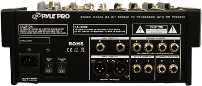 product image number 2 for Pyle 12-Ch. Stereo Mixer With Fx Processor