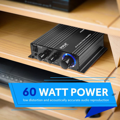 Mini Audio Amplifier 60W HiFi Stereo Class-T Circuit 2-8O Speakers