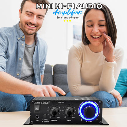 Mini Audio Amplifier 60W HiFi Stereo Class-T Circuit 2-8O Speakers